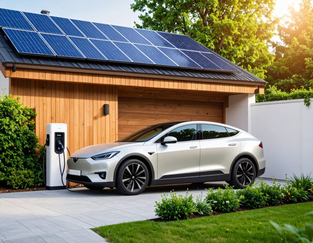 recharge kit solaire voiture electrique