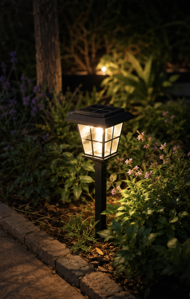 Luminaire extérieur solaire